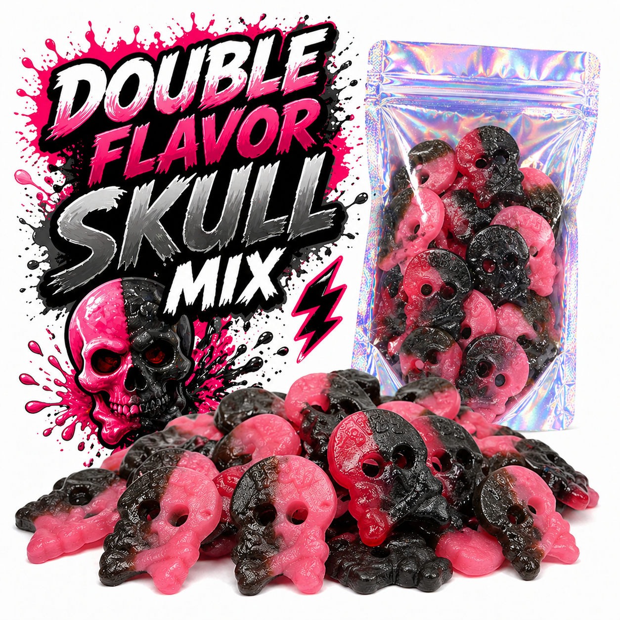 Bubs Süßer Double Flavor Skull Mix