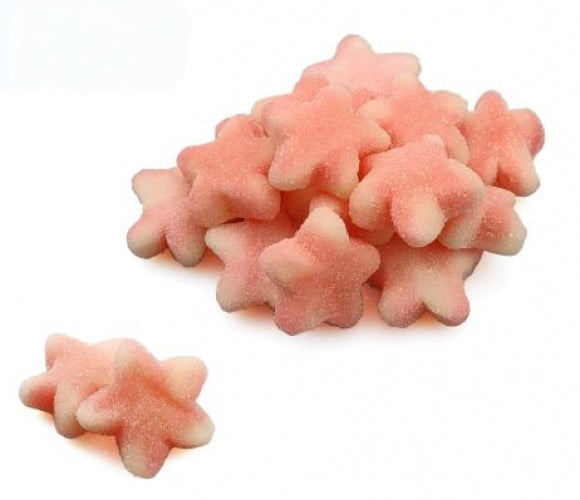 Dulce Plus Sugared Pink Twist Stars 250 gramm