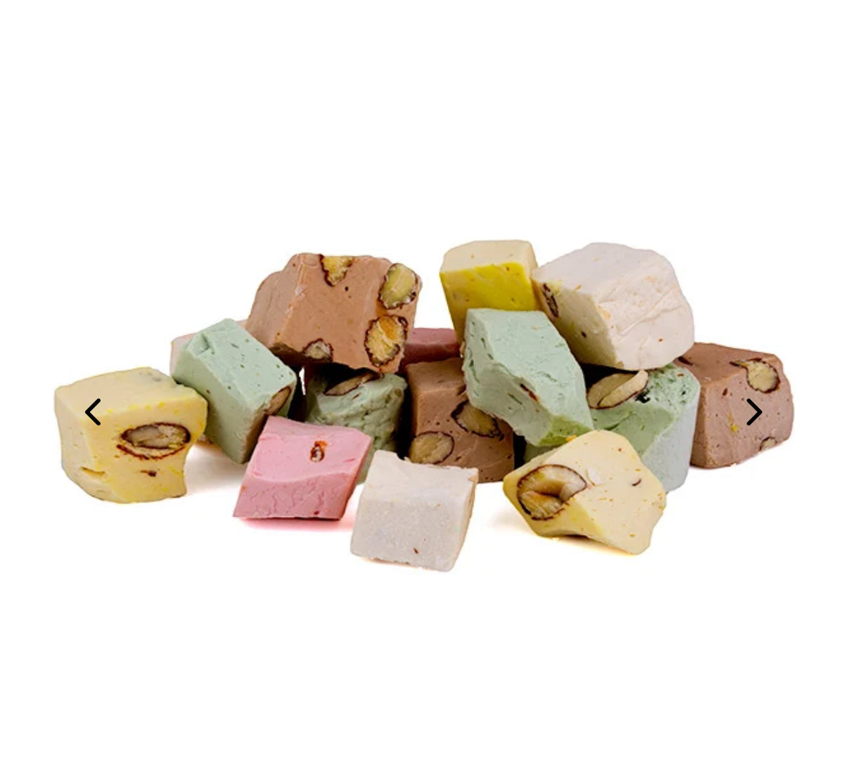 Soft-Nougat 5 Sorten 500 Gramm