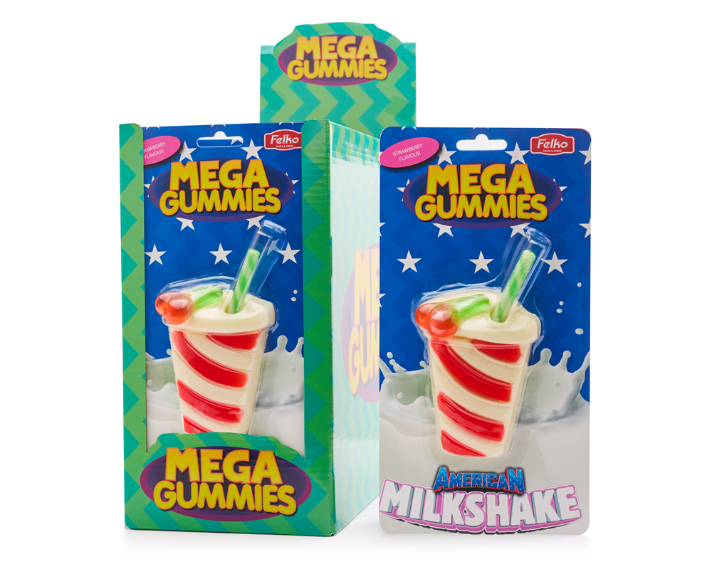 Mega Gummies American Milkshake 120 grams