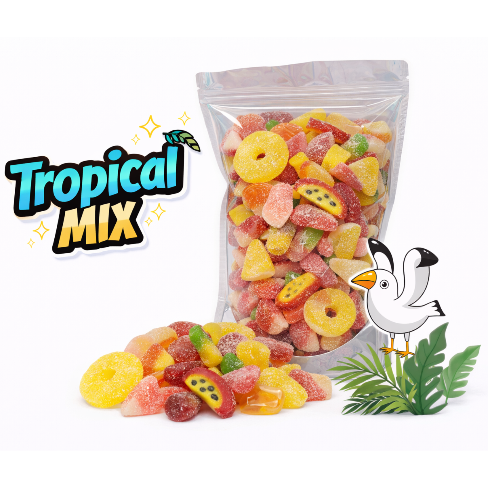 Mr Snoep Tropical Mix 250 gramm