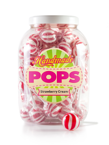 Ball Pop Strawberry Cream 25gr