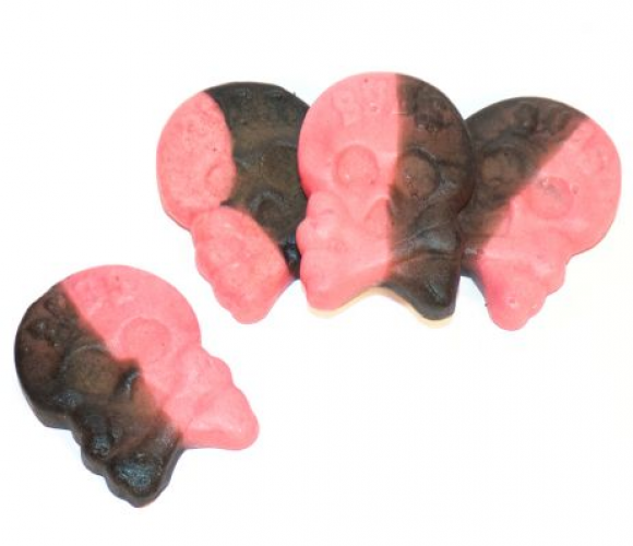 Bubs Foam Raspberry - Liquorice Skulls 250 gram