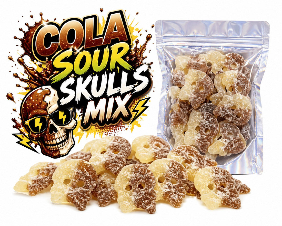 Bubs Saure Cola-Schädel 250 Gramm