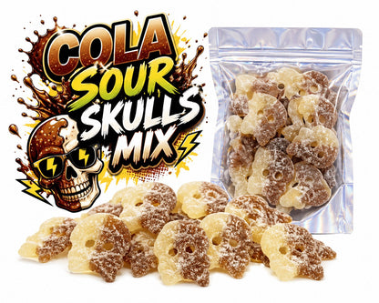 Bubs Saure Cola-Schädel 250 Gramm