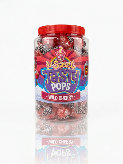 Dr. Sweet Tasty Pop Wild Cherry 70 Stück
