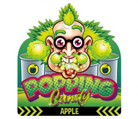 Dr. Sour Popping Candy Apple