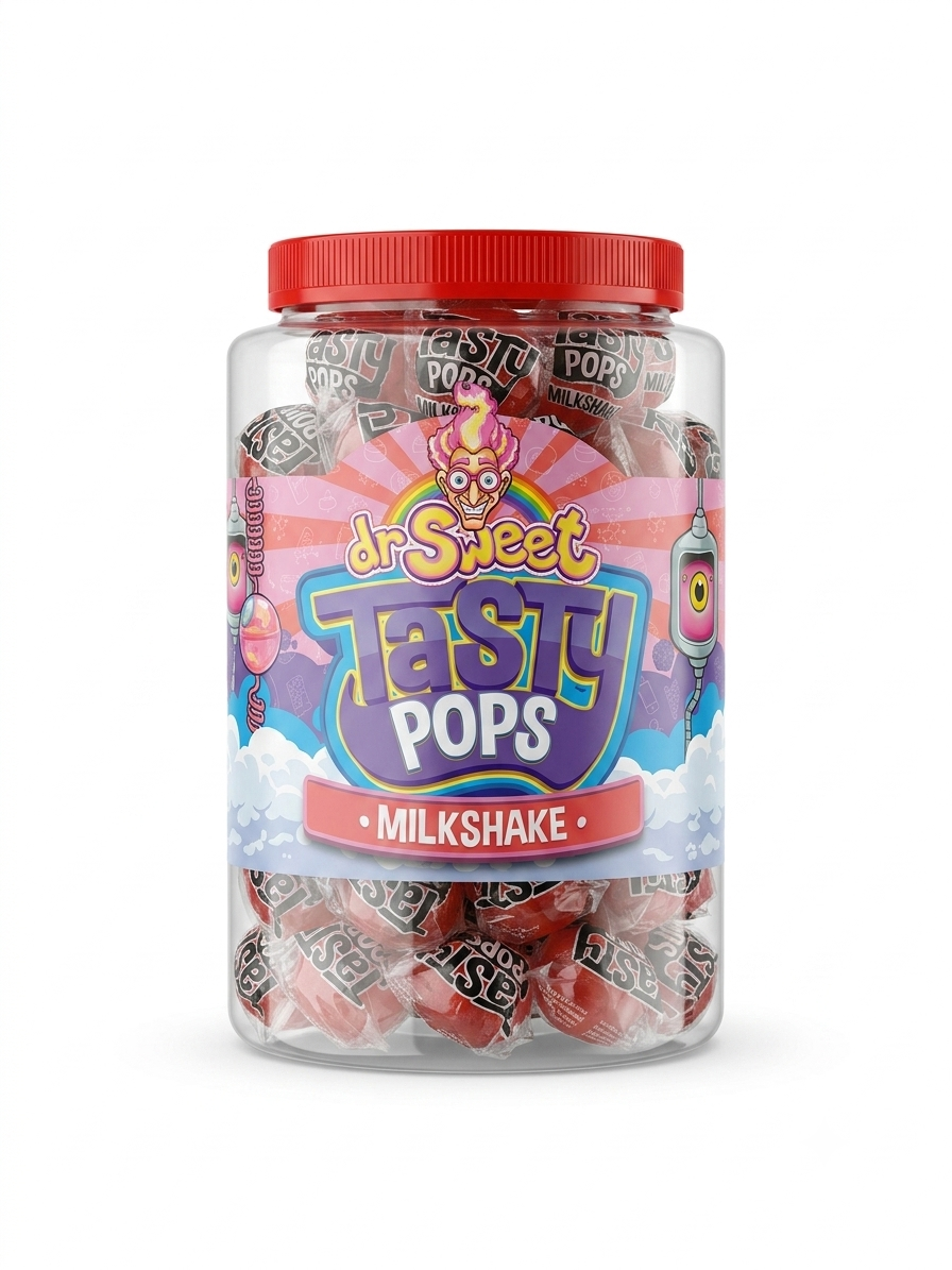 Dr. Sweet Tasty Pop Kaugummiblasen 70 Stück
