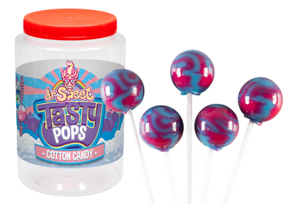 Dr. Sweet Tasty Pop Zuckerwatte 70 Stück