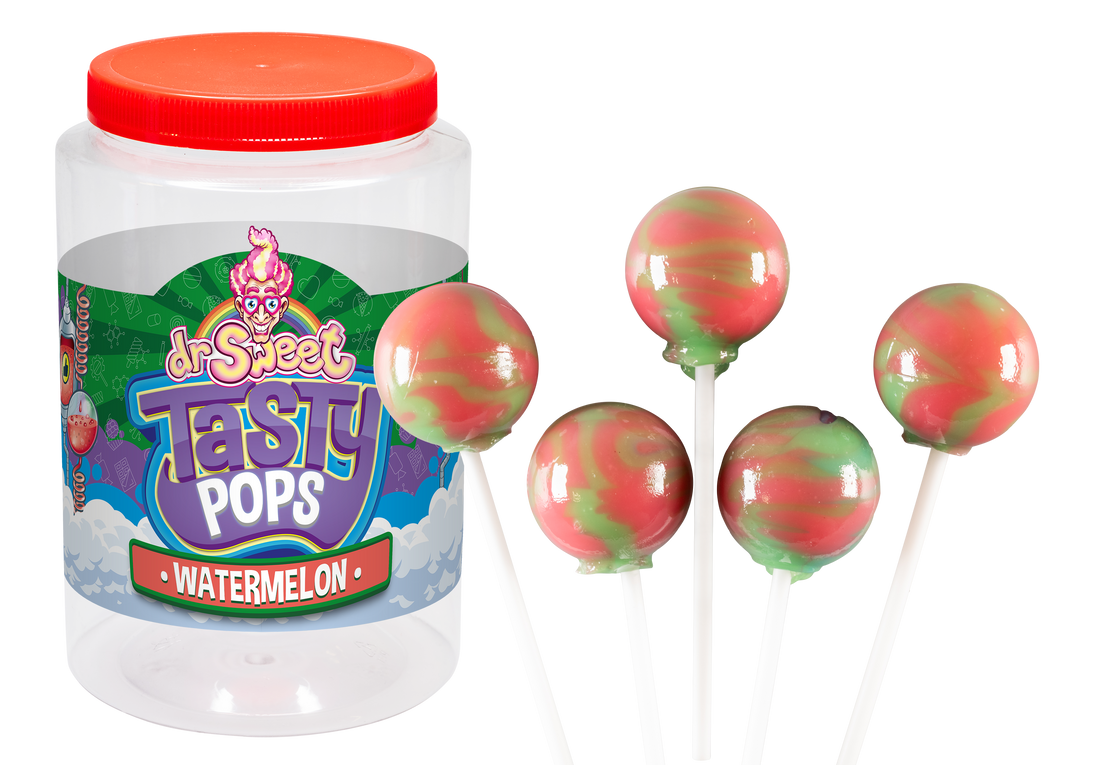 Dr. Sweet Tasty Pop Wassermelone 70 Stück