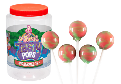 Dr. Sweet Tasty Pop Wassermelone 70 Stück
