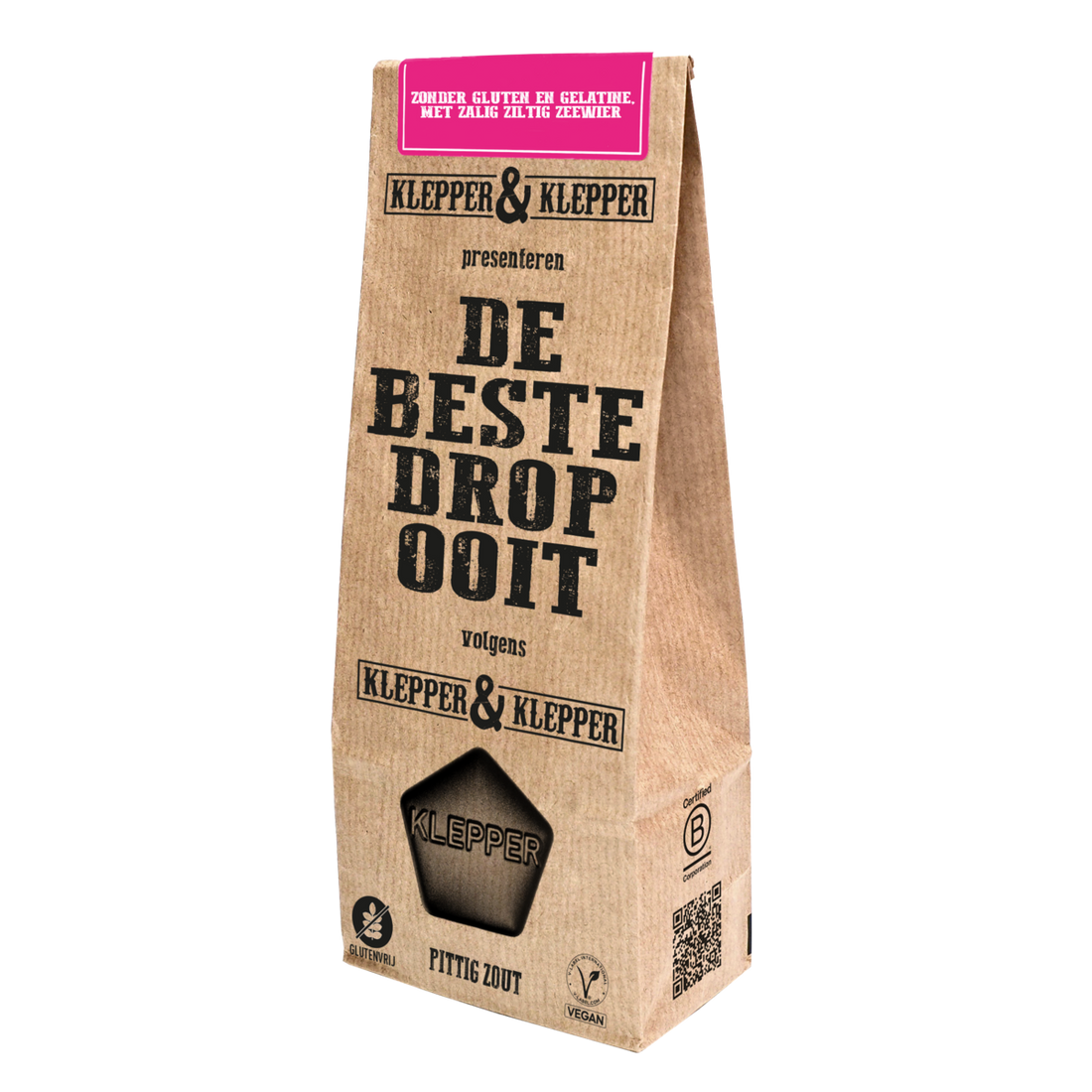 Klepper &amp; Klepper Würziges salziges Lakritz 200 gram