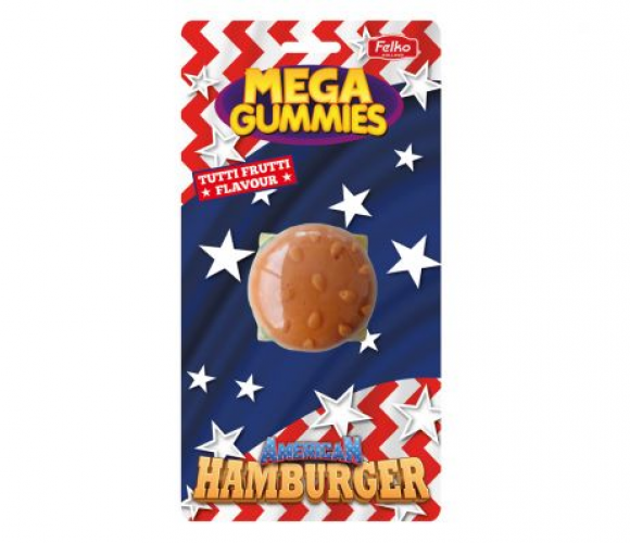 Mega Gummies American Hamburger 120 gram