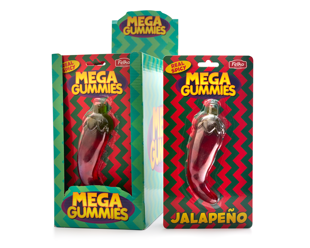 Mega Gummies Jalapeno Pepper 120 gram