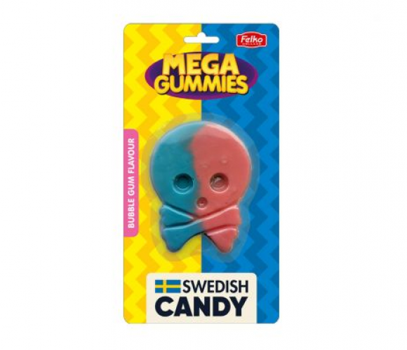 Mega Gummies Swedish Skull 120 gram
