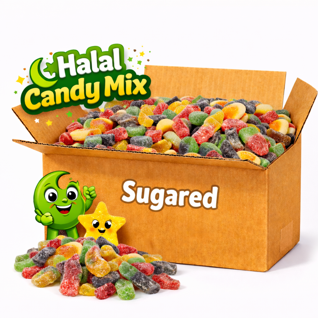 Halal Süßigkeiten Box gezuckert