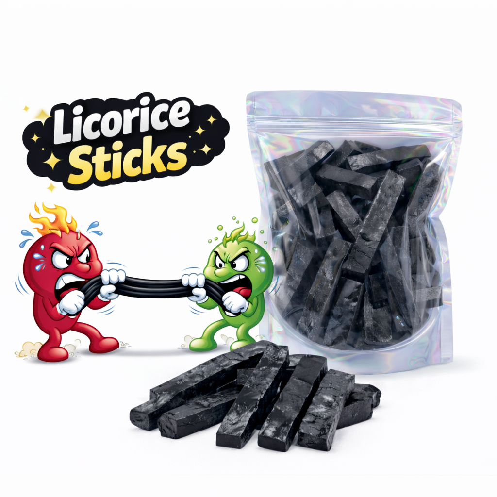 Stretched licorice