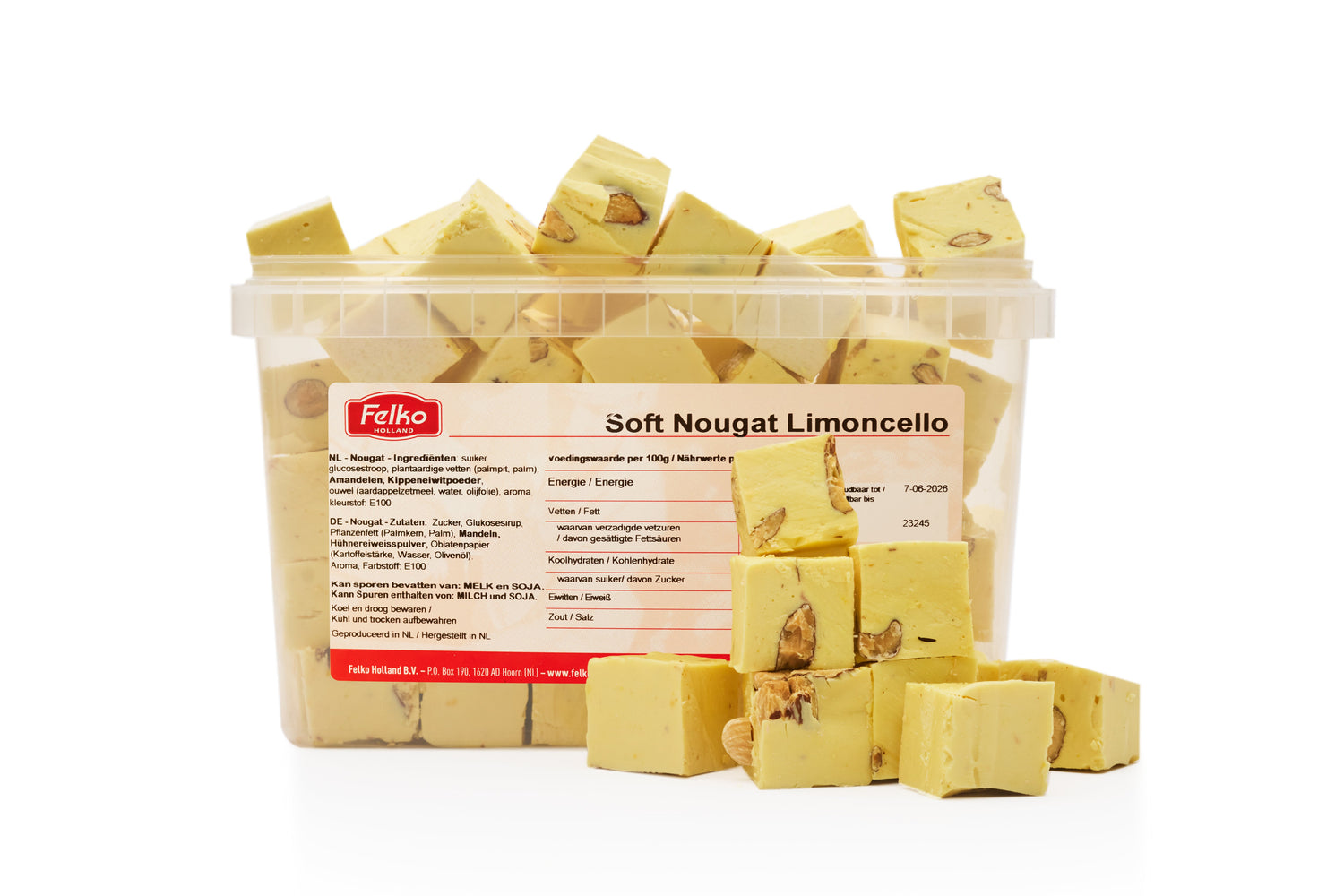 Soft Nougat Limoncello 250 gram