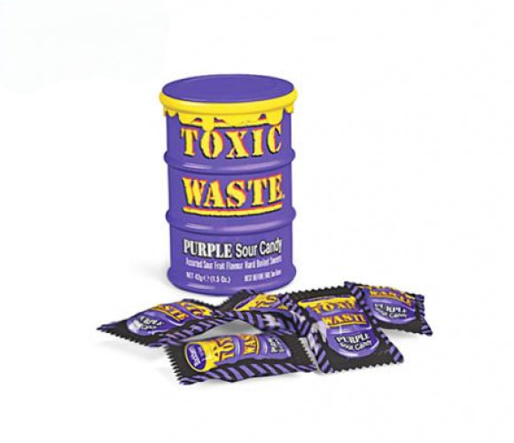 Toxic Waste Purple Sour Candy Drum 42 gr.