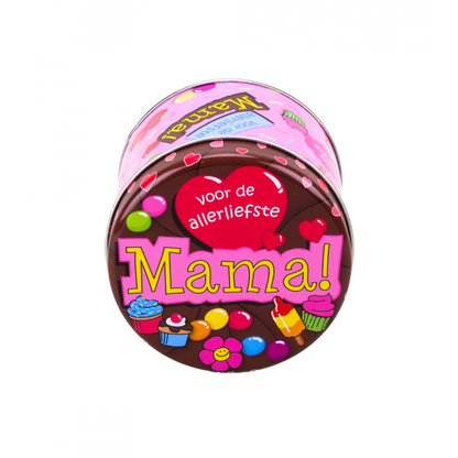 Gevulde  Snoepblikjes - Mama en 250 Gram