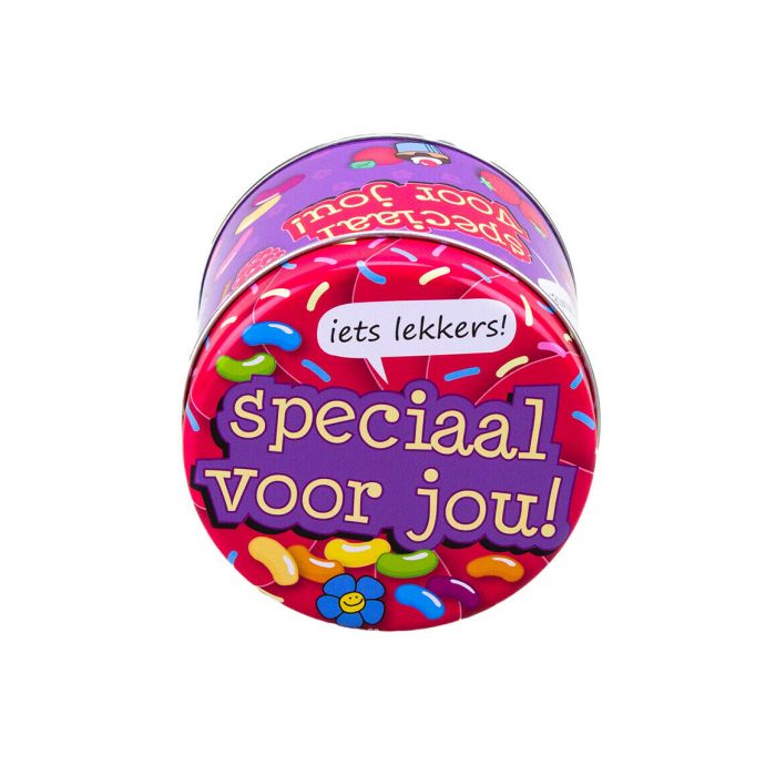 Gevulde Snoepblikjes - Speciaal voor jou en 250 Gram
